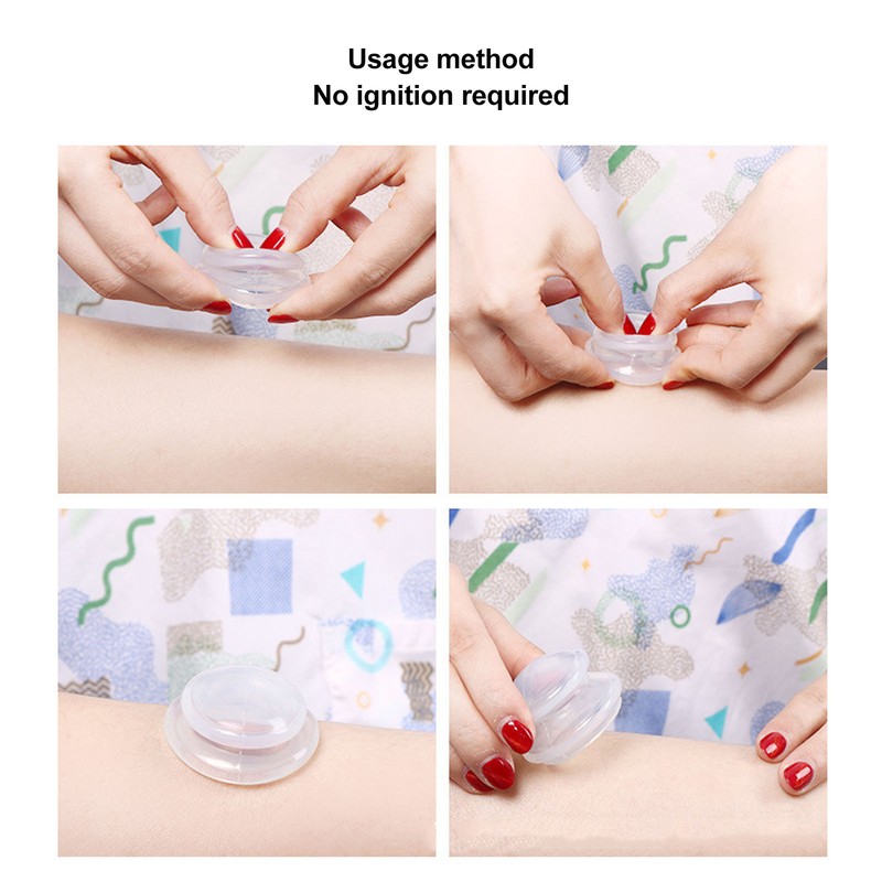 10pcs Silicone Cupping Facial Professional Silicone Suction Cups for Cellulite