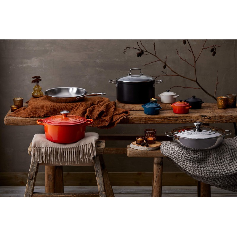 Le Creuset Stoneware Petite Round Casserole, 0.25 L, Volcanic, 71901100900100