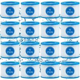 SXEIAV Type vi spa Filter and hot tub Filter Replacement Cartridge for Coleman hot tub Filters, for Inflatable hot tub Filter (16 Pack)