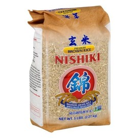 NISHIKI Premium Brown Rice, 5-Pound (4 Bags of 5 Lb)