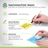 2DOBOARD Writable Magnets - 7.5 x 7.5 cm White -