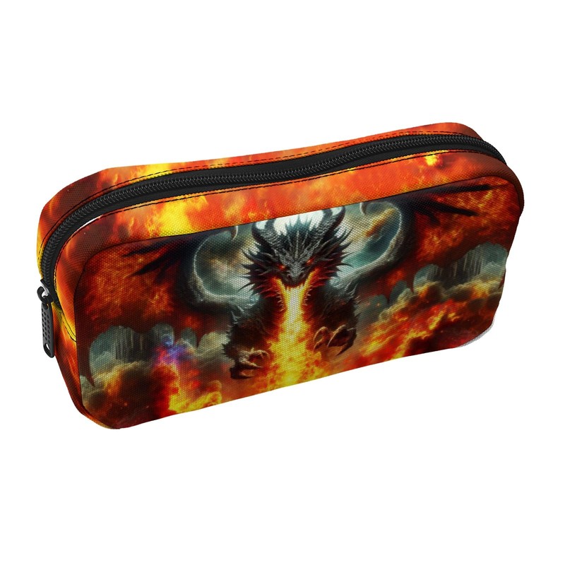 ZCJB-WSRY Cute Dragon School Backpack with Lunch Box & Pencil