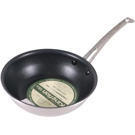 Nakao Aluminum Manufacturing King Fron Stainless Cast Handle Deep Frying Pan, 7.1 inches (18 cm), Black