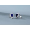 MASOP Stud Earrings 925 Silver Birthstone Earrings Jewellery Gifts for