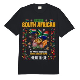 South Africa Flag Idea for Women South African Heritage Comfort Colors Adult Heavyweight T-Shirt