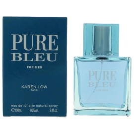 Karen Low Pure Bleu Cologne by Karen Low EDT Spray 100 ml / 3.4 oz - NIB