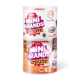 Master Chef Mini Brands Series 1 (2 Pack) - Collect and Create 11 MasterChef Dishes, DIY Resin Play, Non-Edible Collectible