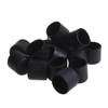 BCP 16pcs Black Color Round Table Chair Rubber Leg Tips