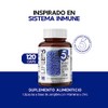 LIFEED INMUNE 120 Capsulas Vitamina C, Vitamina D3, Jengibre, Equinacea,