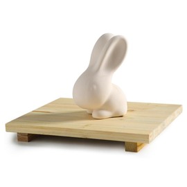 Operitacx Solid Wood Pottery Clay Board Cutting Sculpture Board Mason Pad 24x30cm Handmade