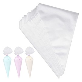 MXDHOKY Pack of 200 Disposable Piping Bags, Piping Bags for Cakes, Cupcakes, Eclairs, Baking and Decorating, Extra Thick
