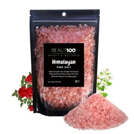Beaut100 Bath Salt - Our Himalayan Pink Bath Salts - 17.6oz (1.1lb)