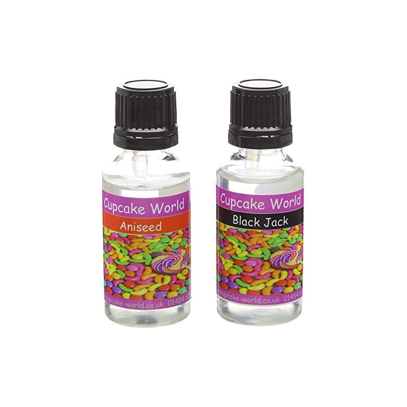 Black Jack and Aniseed Intense Food Flavours (Two 28.5 ml