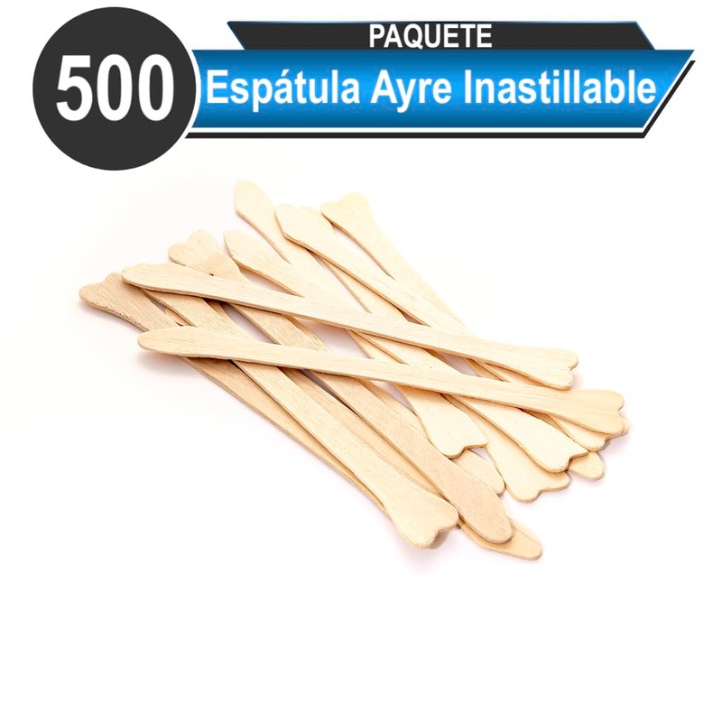 Espátula de AYRE de madera inastillable paquete con 500 piezas