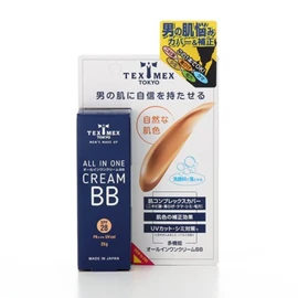 TEXMEX All-in-One Cream BB 0.9 oz (25 g) (Foundation), Sunscreen, Acne Scars, Blue Beard Cover