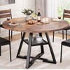 Jocoevol Round Dining Table for 4,Kitchen Dining Room Circle Dinner