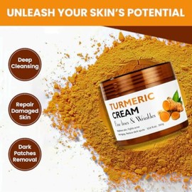 SBS STOW BULK SUPPLY Turmeric Body Cream for Smooth Skin, All Skin Types, 4 Pieces