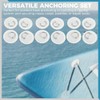 Yetaha 12PCS Stainless Steel D Rings Patch, White D-Ring PVC