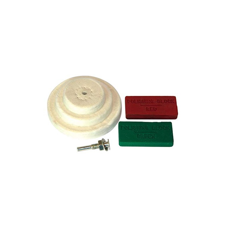 Silverline 153203 Polishing Kit 6pce 50, 75, 100 mm