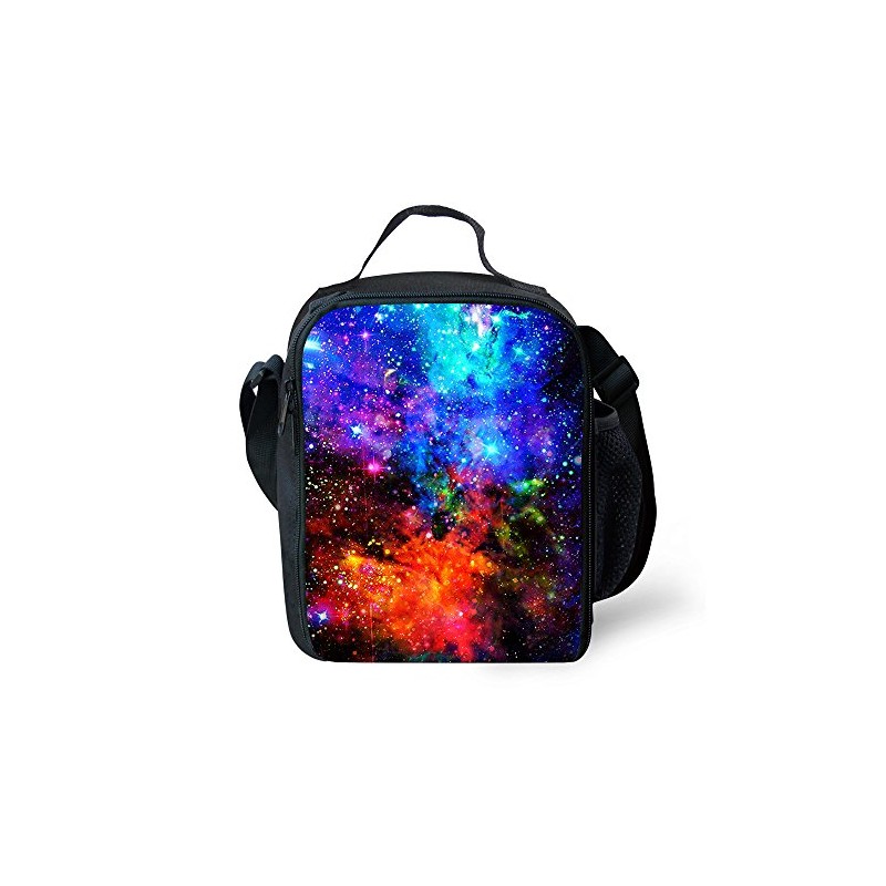 CARBEEN Galaxy Lunch Bag Insulated Lunch Box Cooler Bag (Blue