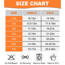 Plus Size Compression Socks: Wide Calf Compression Stockings for Men Women - Up to 7X Large 20-30 mmHg Compression Hose for Pregnancy Travel Running Nurses 7XL Beige