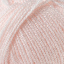 James Brett 100% Acrylic Baby Aran Knitting Yarn Supersoft Knit Craft Wool 100g (Pale Pink BA8)