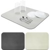 Dish Drying Mat, Diatomaceous Earth, Silver Ion, Made in Japan,