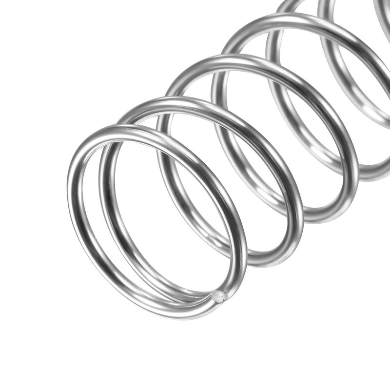 TA-VIGOR 5Pcs Extended Compressed Spring, 15mm OD,1.2mm Wire Size,30mm Length