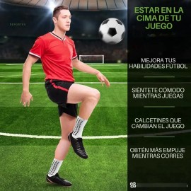 Set 4 Par Calceta Media Antideslizante Tipo Trusox Deporte F