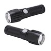 Flash Light P01 Portable Waterproof Black Handheld Flashlights with Data