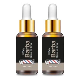 2 Esencia Aceite Para Crecer Barba Bigote Natural 30ml Natural