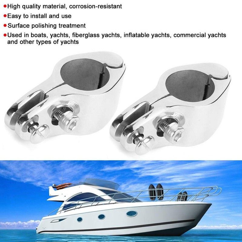 Akozon Rail Mount Hinge, 2Pcs Top Jaw Slide Marine 316