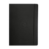 A6 Index Notebook Hardback Leatherette Cover 8mm Ruled Margin A-Z
