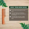 SVATV Handmade NEEM WOOD Detangling Comb for Thick, Curly and