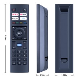 ZWP Projector Replacement Remote Control for WiMiUS K9, for VOPLLS ‎P1E M10, for DBPOWER G01, for YABER V12, for TOPTRO X9, for MECOOL KP2, for Xiaomi Wanbo TT Blitzwolf BW-V6, Yaber U12 Projector