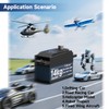 Miuzei RC Digital Servo 14kg Low Profile Servo Motor Metal