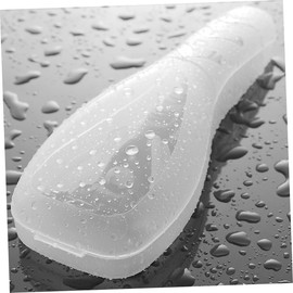 Gatuida 4pcs Transparent Razor Storage Bag Durable Manual Razor Holder for Men Portable Shaving Case for Home Travel for Barber DIY Use