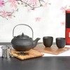 BIA Stoneware 24 Ounce Teapot Set - 3 Piece, Black