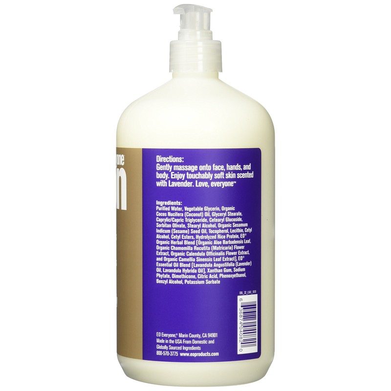 EO Products EveryOne Lotion Lavender And Aloe, 32 fl oz