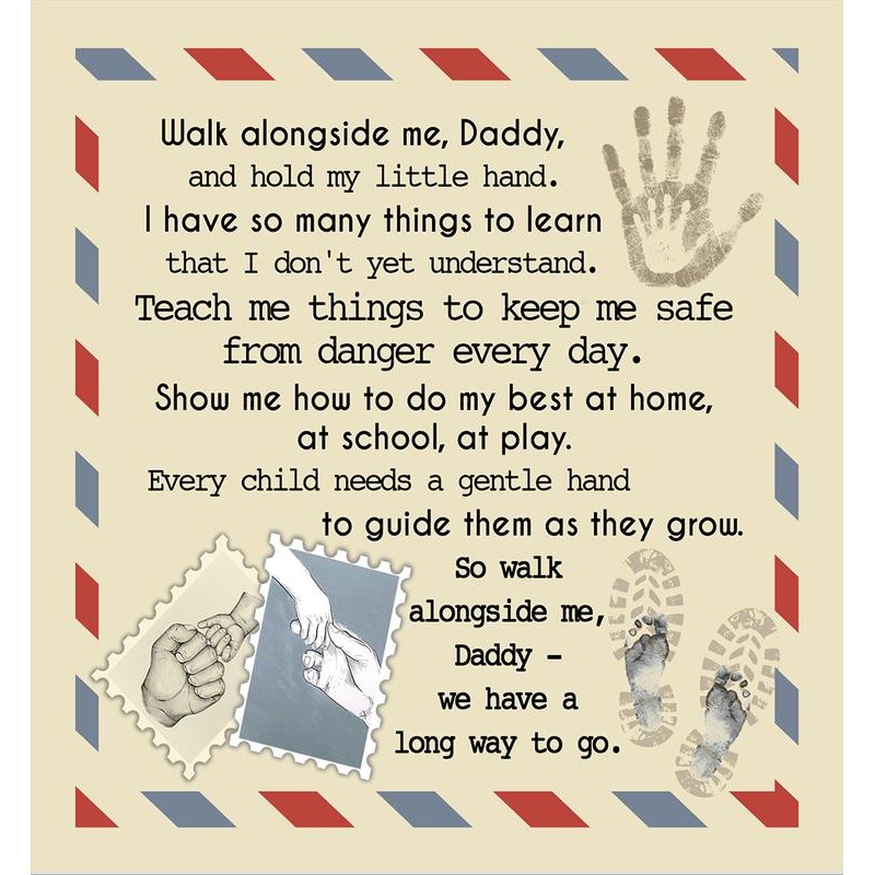 Daddy-Walk Alongside Me-Metal Chronograph Watch