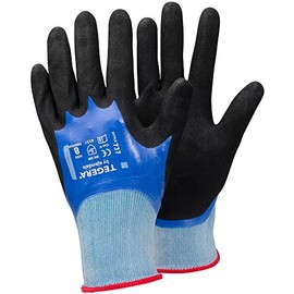 Ejendals 737-10 Size 10 "Tegera 737" Synthetic Glove - Black/Blue