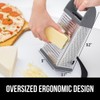 GORILLA GRIP 4-Sided 100% BPA-Free Cheese Grater With Container, Stainless