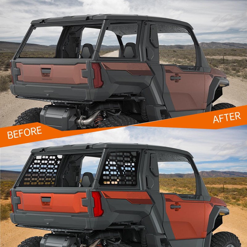 CUSAUTV Rear Window Molle Panels for XPEDITION ADV/ ADV5 2024+,