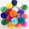 20pcs Honeycomb Flower Balls Party Honeycomb Balls Decoration Paper Flower