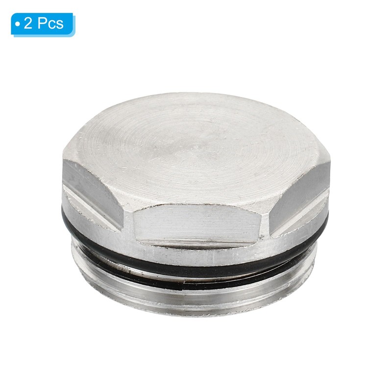 PATIKIL 3/4 Inch BSP 2 Pack Male Thread Empty Cap