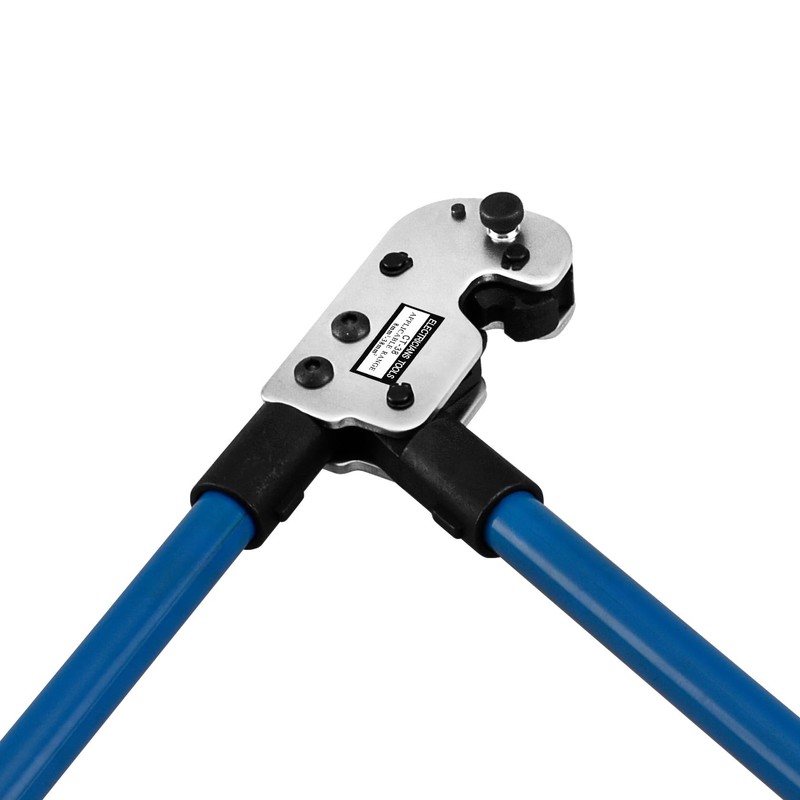 Heschen Ratchet Crimper Plier, CT-38, for 8-2AWG(8-38mm²) copper ring terminals,