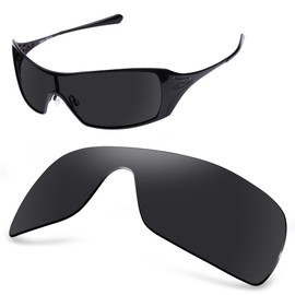 AOZAN ANSI Z87.1 Polarized Replacement Lenses For Oakley Dart Sunglasses - Onyx Black