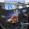 ROUWINNE Back Seat Extender for Dogs-with Removable Soft Blankets, Hard
