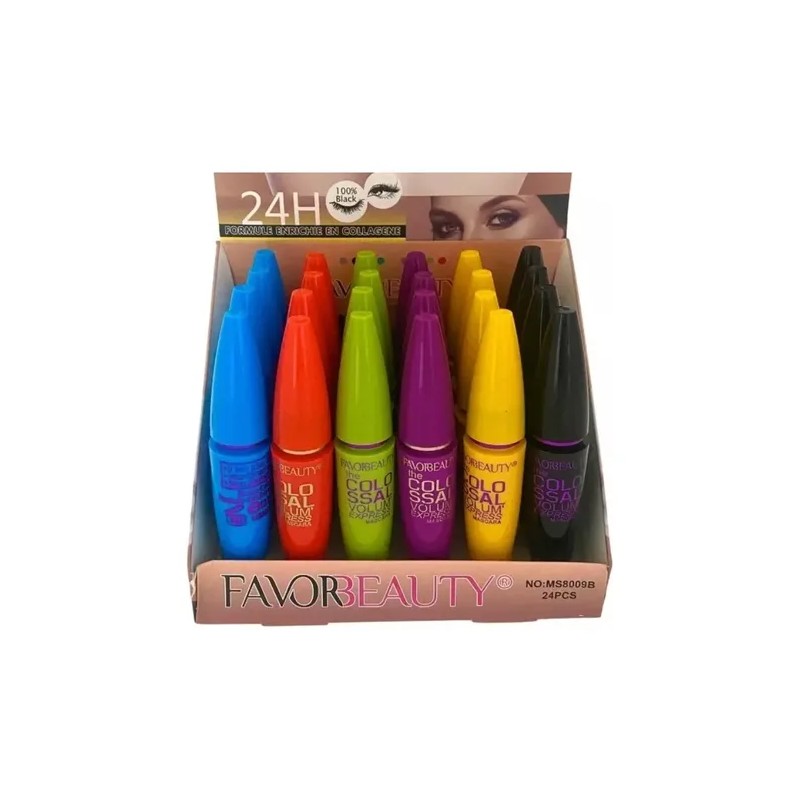 24 Piezas Rímel Máscara De Pestañas Mayoreo Modelos Modernos Color