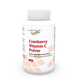 Vita World Cranberry 400Mg + Vitamin C 180 Capsules Made in Germany